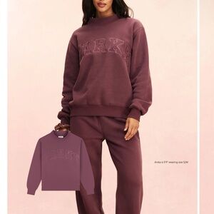 NWT S/M. Monochrome Varsity Mockneck